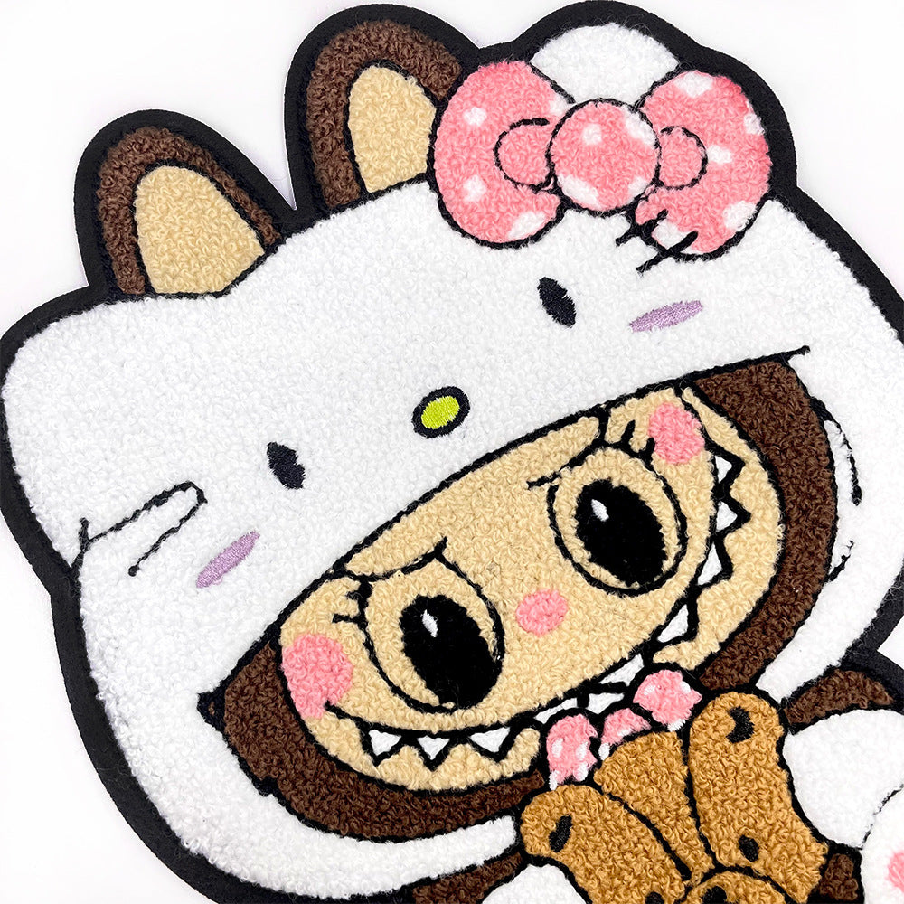 Wholesale Cute Hat Shape Embroidered Patch Cartoon Applique For Coat Fashion Accessory OLY Exclusive