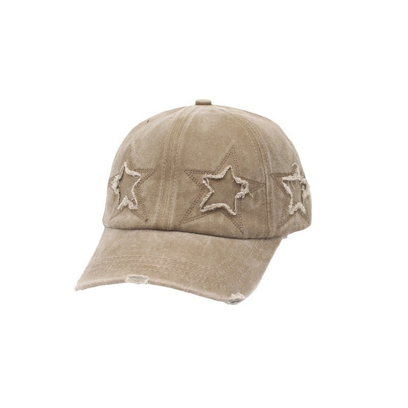 Wholesale Pentagram Embroidered Cotton Baseball Caps