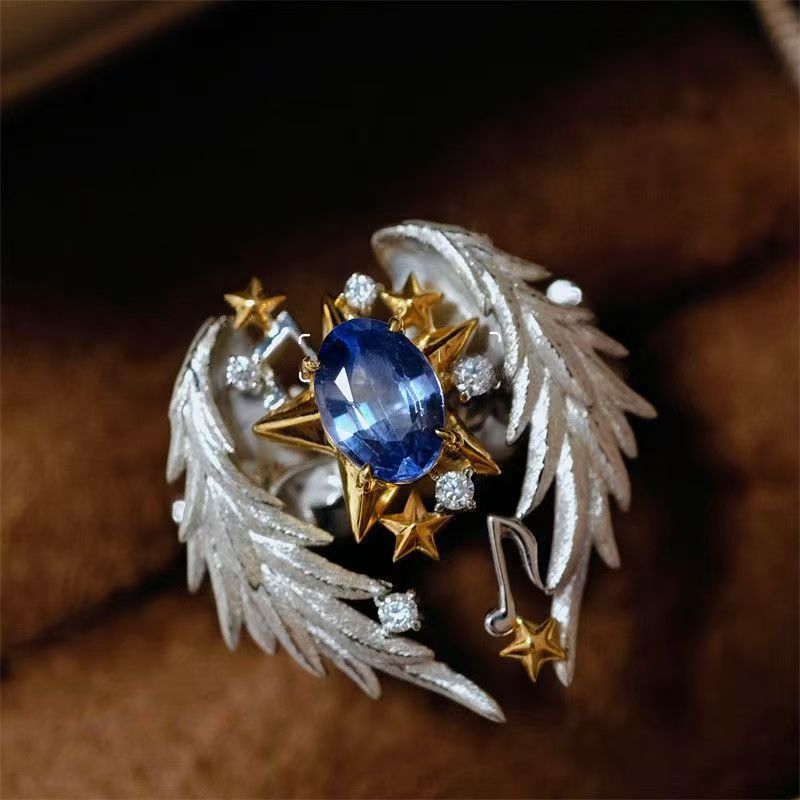 Wholesale Angel Wings  Adjustable Alloy Ring