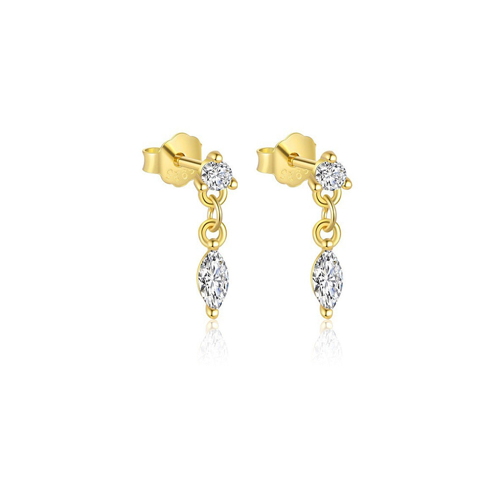 Wholesale zircon stud earrings Ear Studs