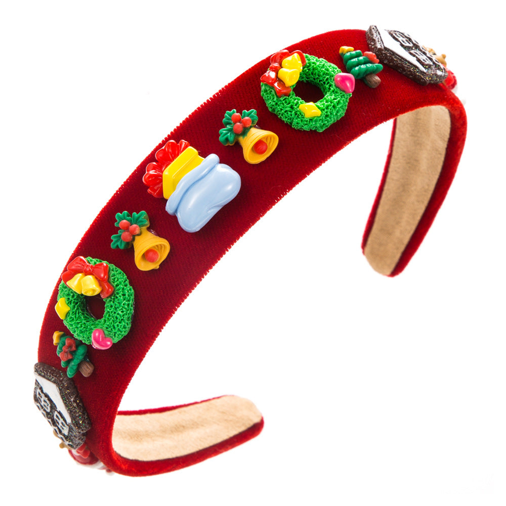 Wholesale Hot Selling Christmas Accessories Decorate Simple and Versatile Party Hair Accessories