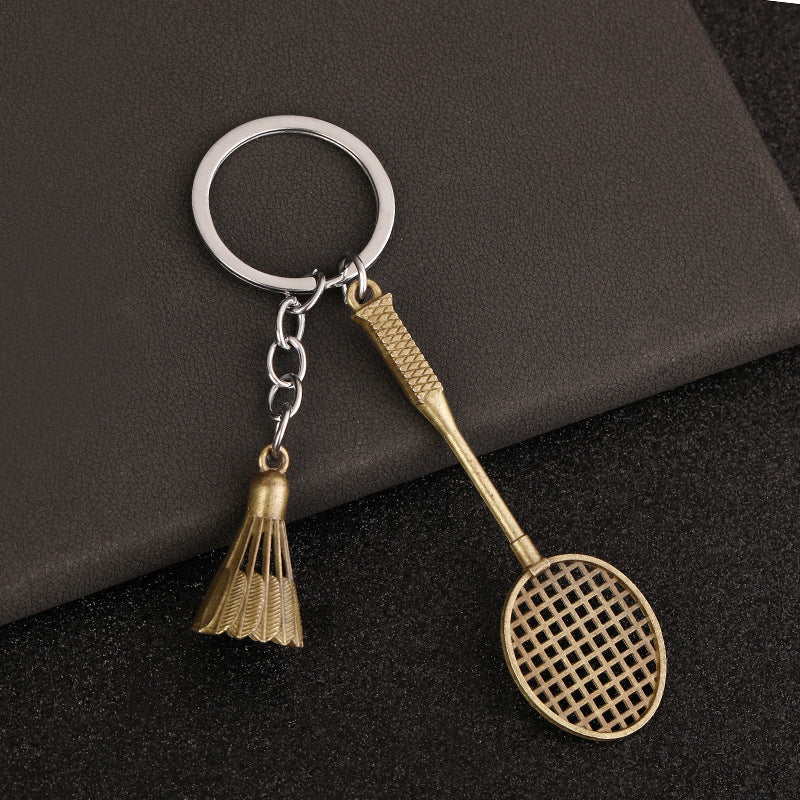 Wholesale Simulated Badminton Keychain
