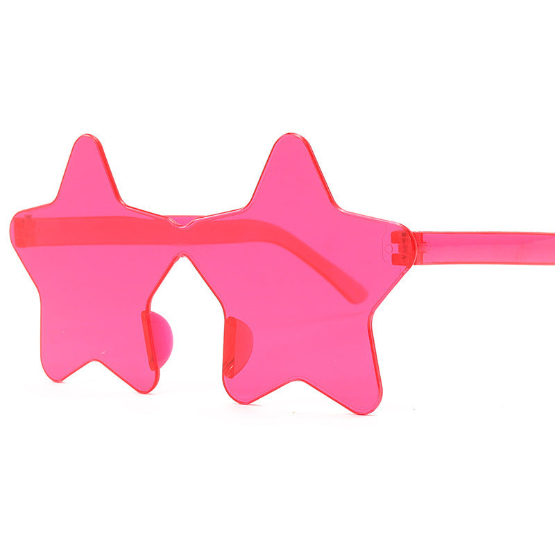 Wholesale PC Love Jelly Candy Color Frameless Sunglasses