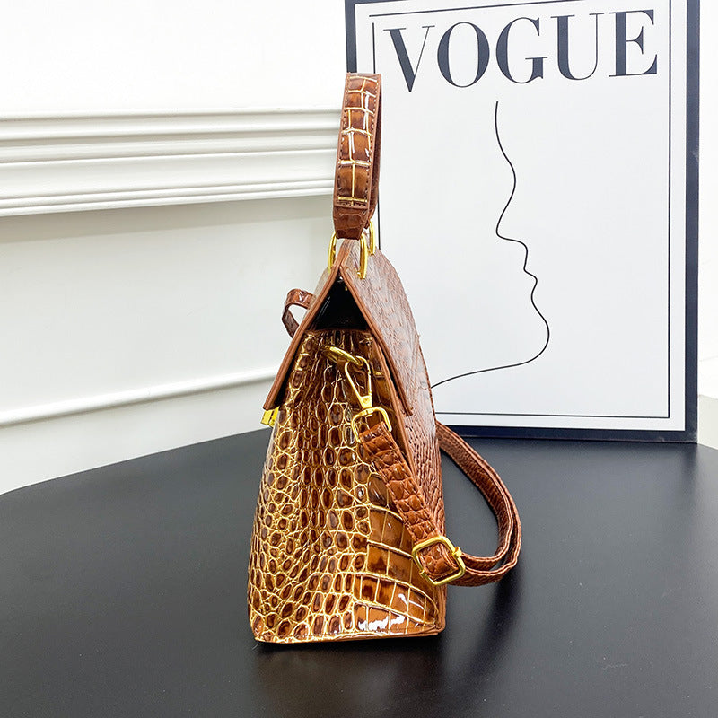 Wholesale Stone Pattern PU Shoulder Bag