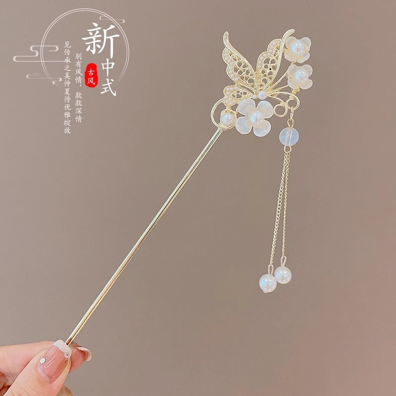 Wholesale Ancient Style Step By Step New Chinese Style Sandalwood Hairpin