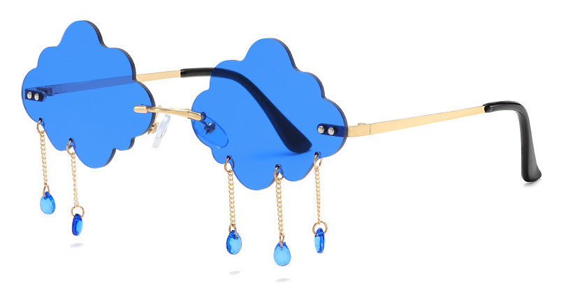 Wholesale Rain Clouds Fashion Exaggerated Glasses