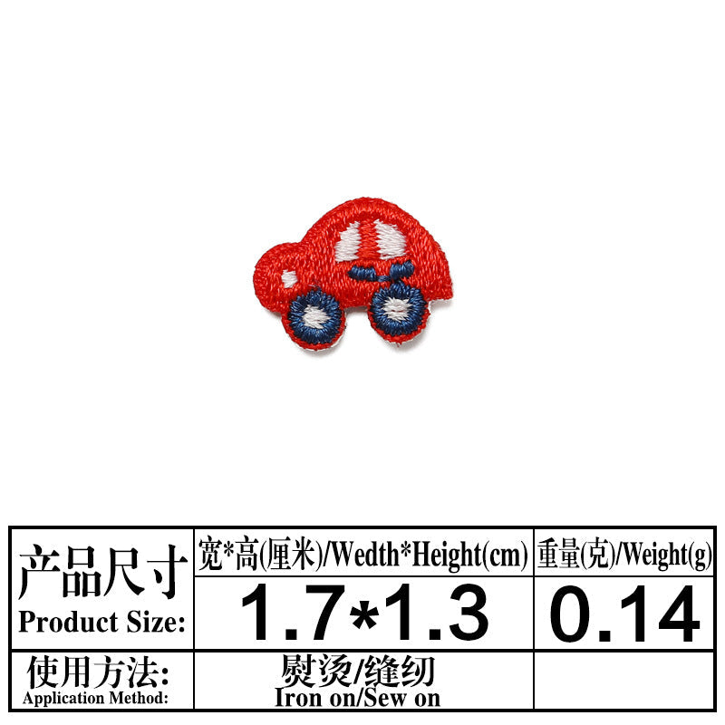 Wholesale DIY Embroidery Patch Cute Rabbit Round Badge Hat Clothes Decoration FS