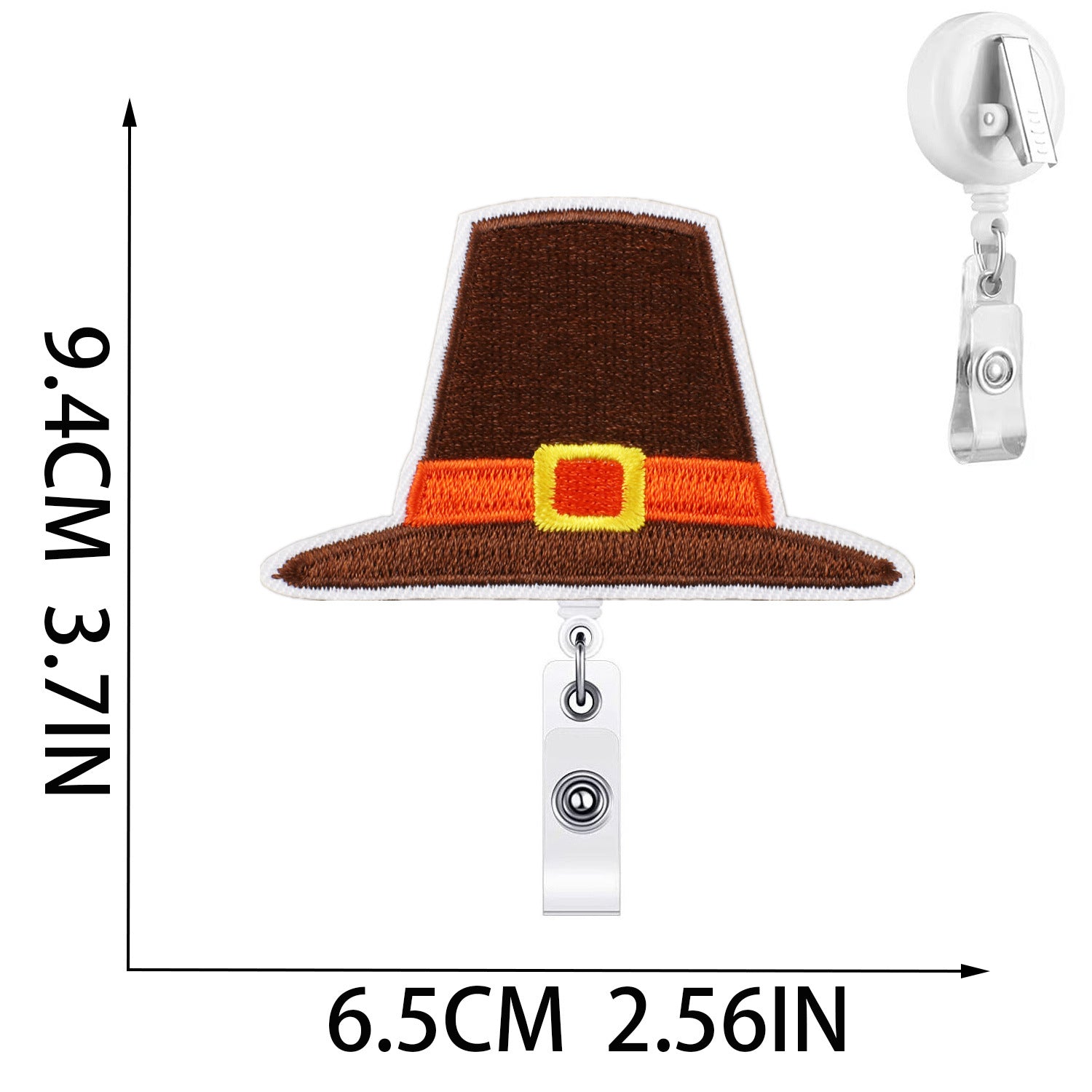 Wholesale Thanksgiving Embroidered Patch Set 15Pcs Pumpkin Hedgehog Maple Leaf Applique With Alligator Clip Polyester Stylish For Clothing