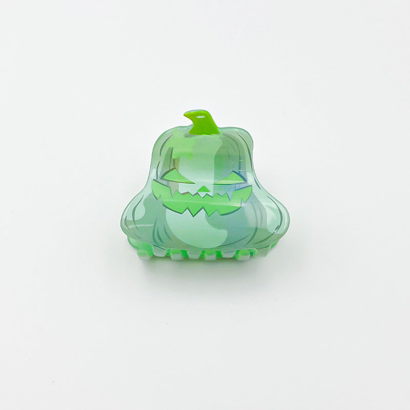 Wholesale Halloween Glow in The Dark Pumpkin Bat Ghost Horror Claw Clip