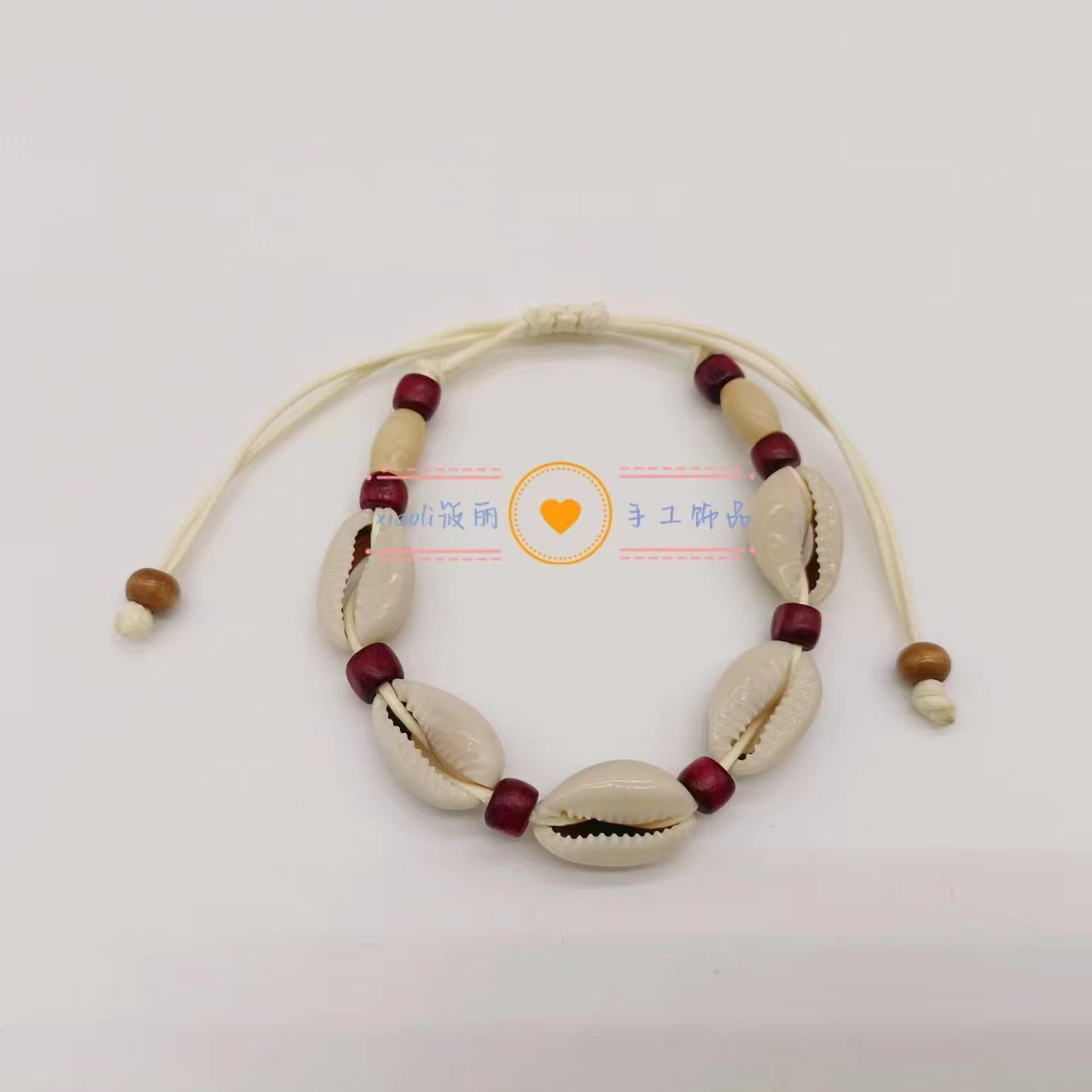 Wholesale Bohemian Braided Natural Shell Hand Knotted Bracelet