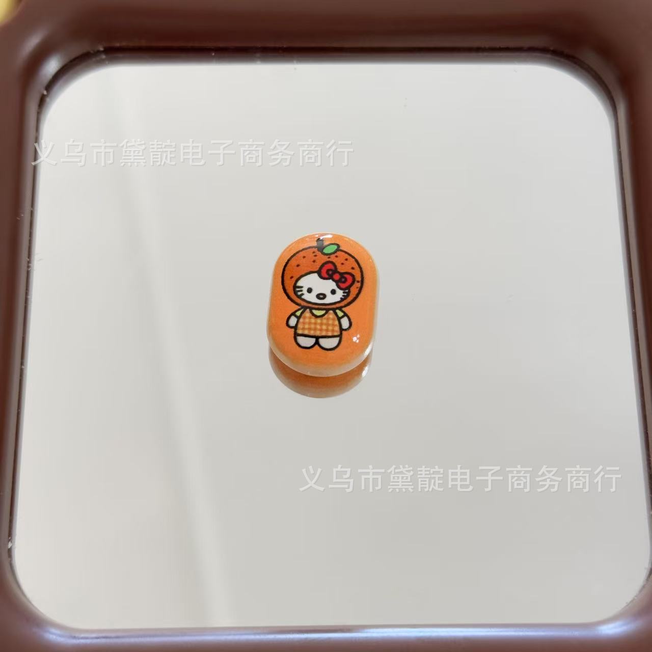 Wholesale 10pcs Fruit Headgear Cat Oval Beads DIY Acrylic Beads OLY Exclusive