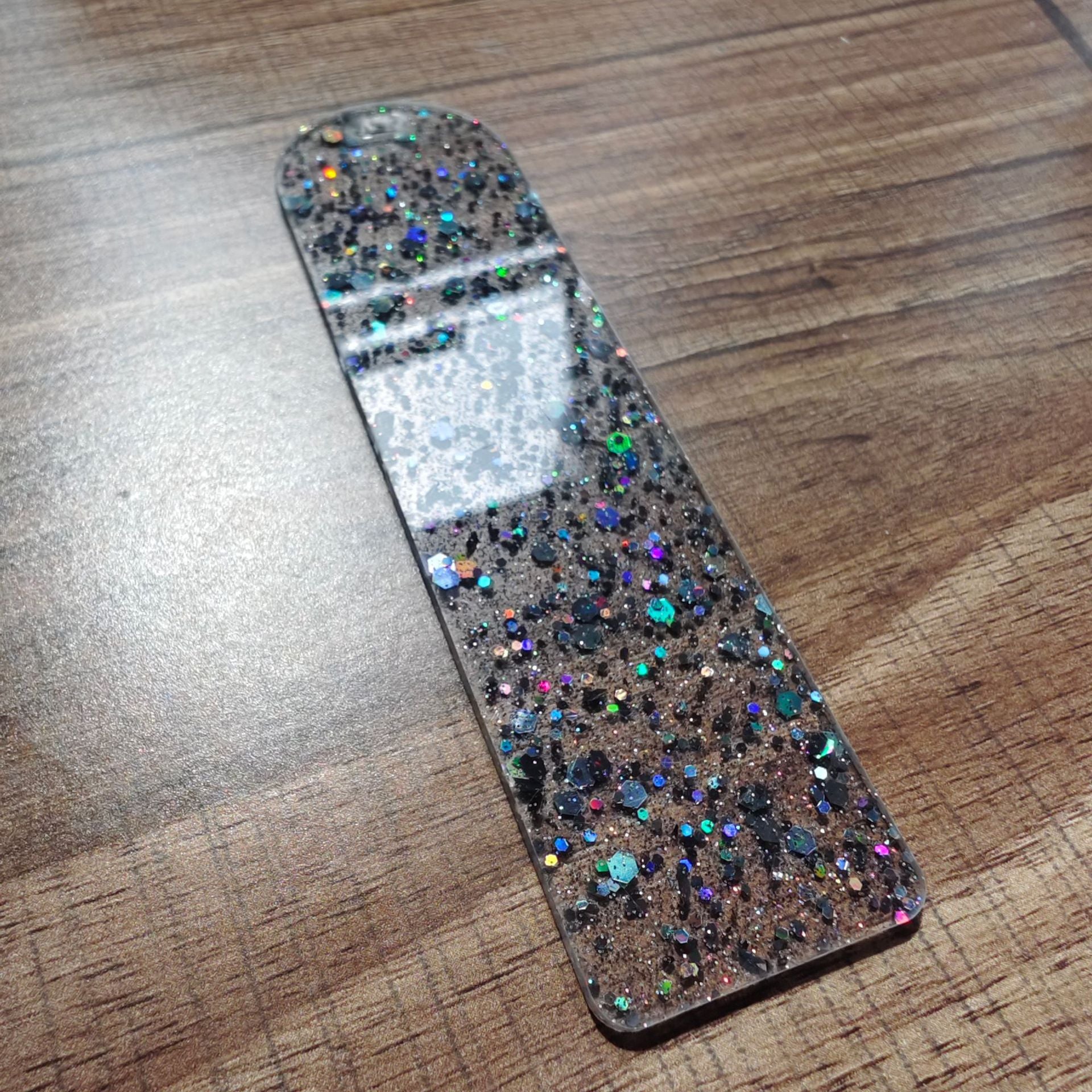 Wholesale 20pcs Blank Loose Powder Water Ripple Acrylic Sticker Sticker Bookmark DIY Pendant Ornament