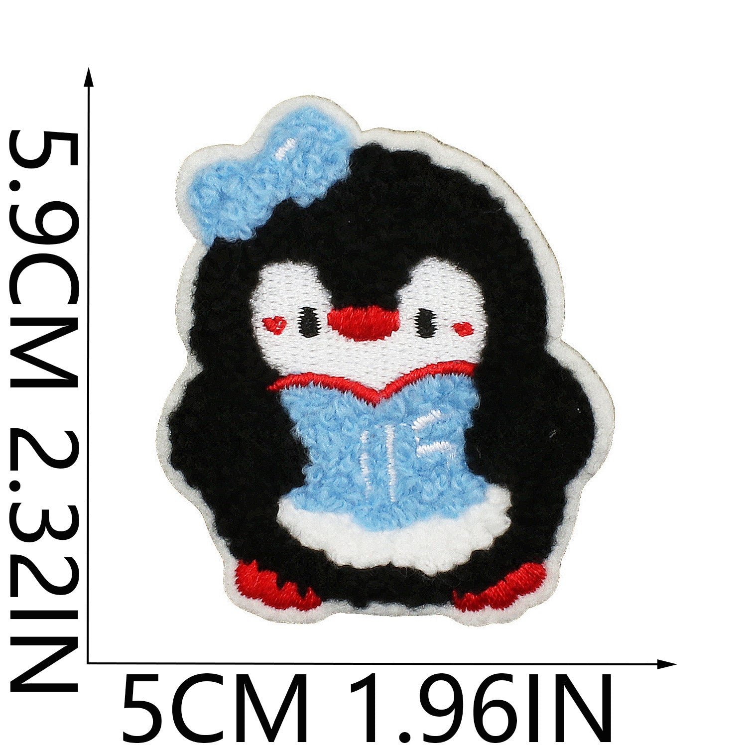 Wholesale Cartoon Cute Hat Penguin Embroidery DIY Patches