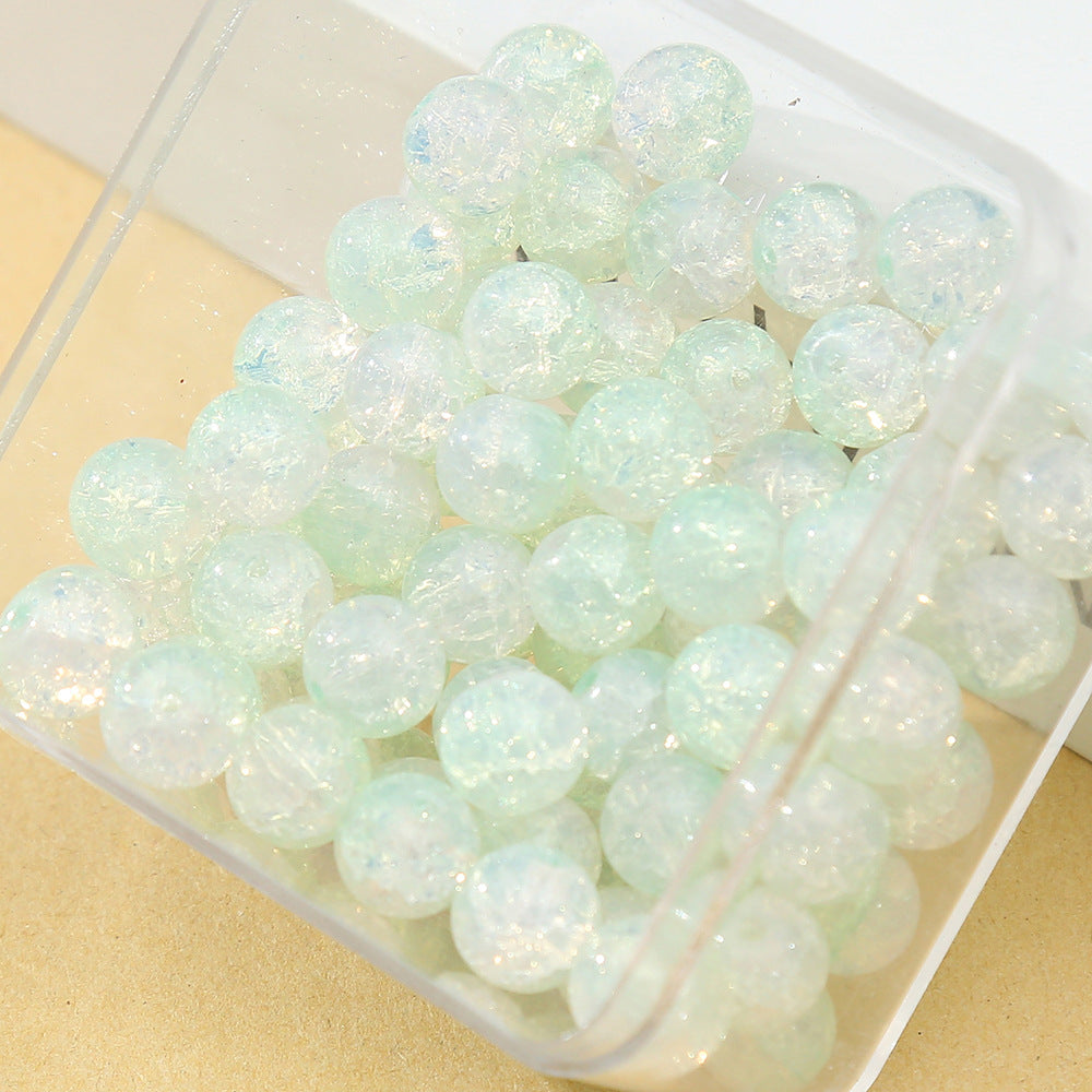 Wholesale 50pcs/pack Opaline Chalcedony 10mm Glass Beads