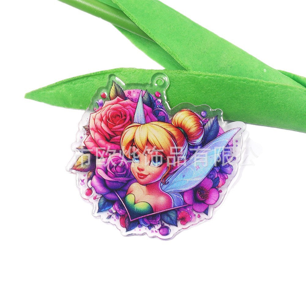 Wholesale New 10pcs/pack Cartoon acrylic quicksand hairpin headdress mobile phone shell bag jewelry accessories