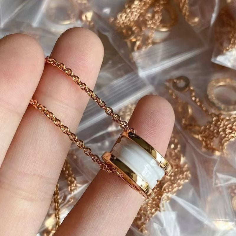 Wholesale High version spring animal ceramic necklace