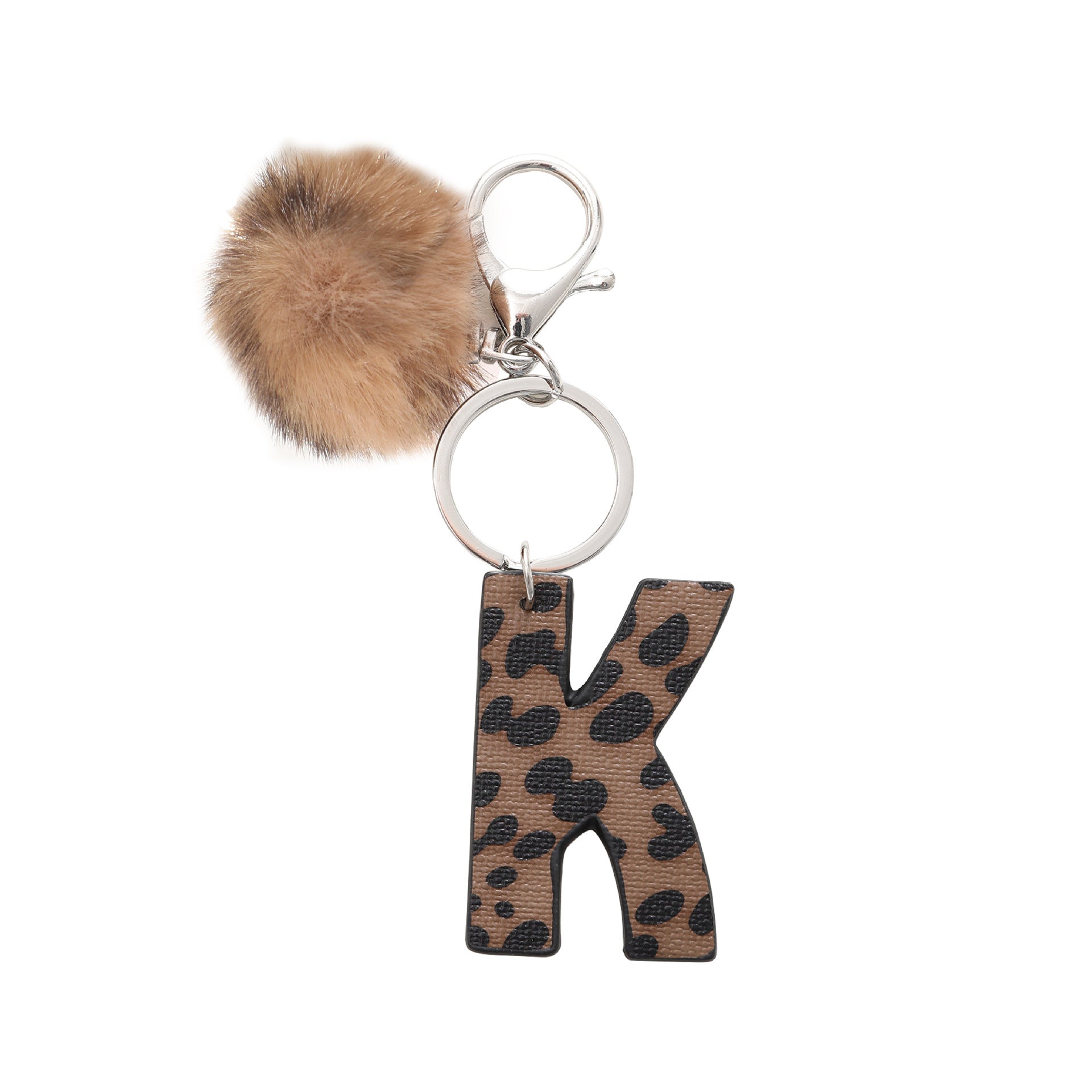 Wholesale Western Cowboy Leopard Leather Keychains