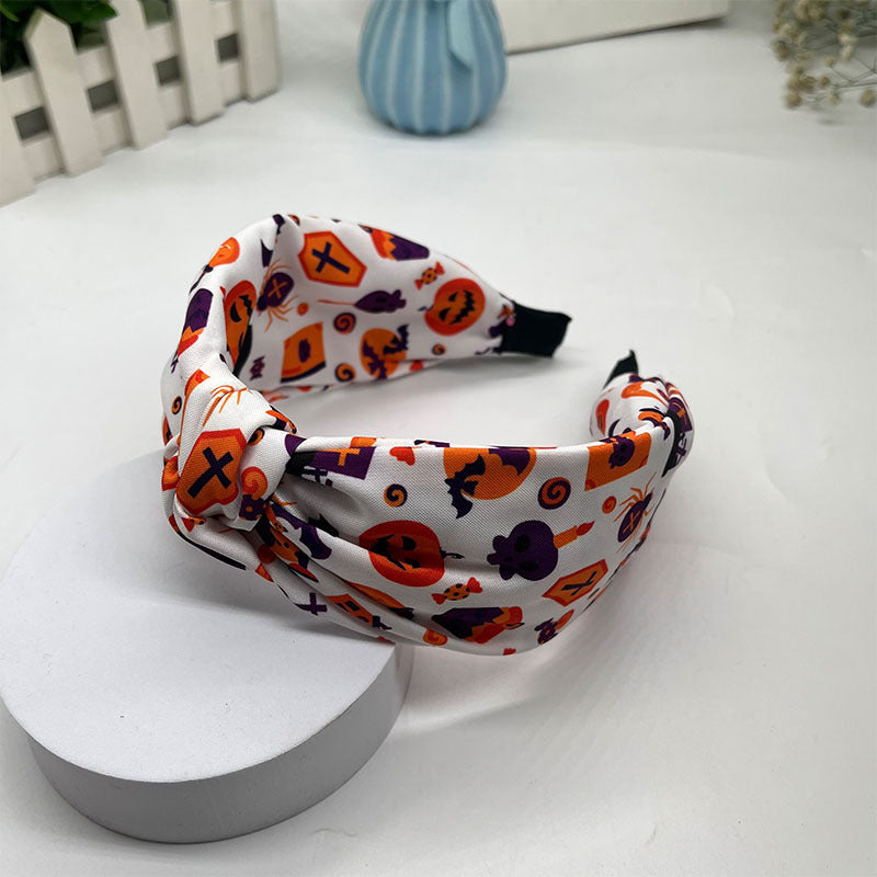 Wholesale  funny knotted satin headband