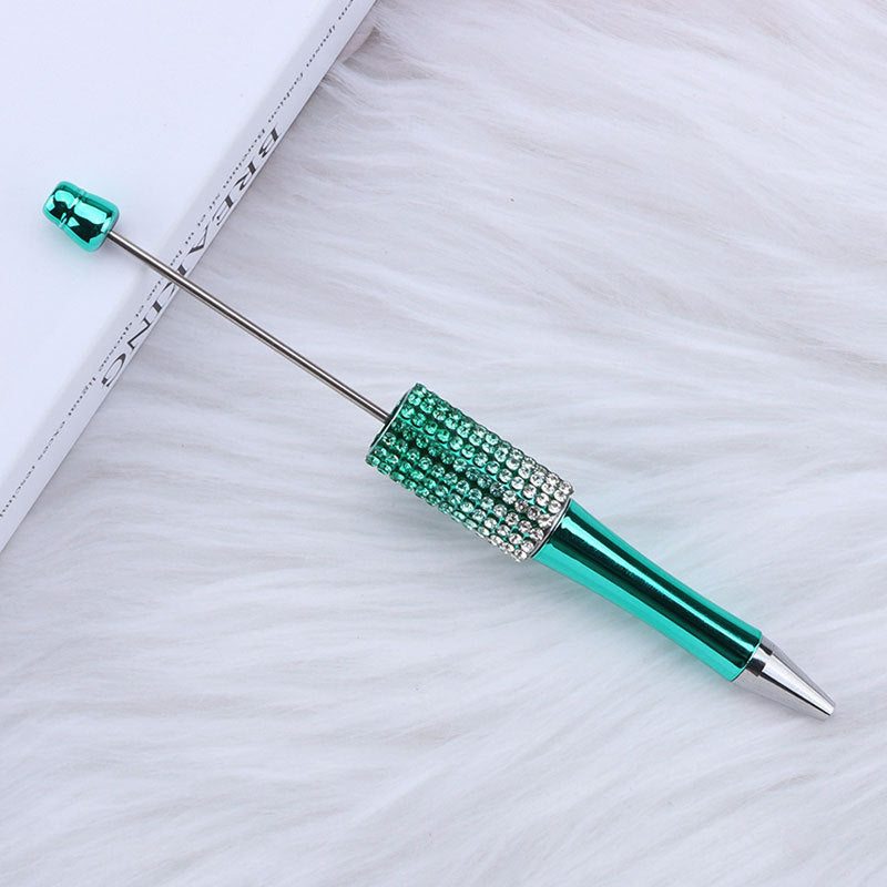 Wholesale 50pcs Diamond Diy Creative Plastic Cute Puzzle Beaded Round Beads Diamond Cute Pen