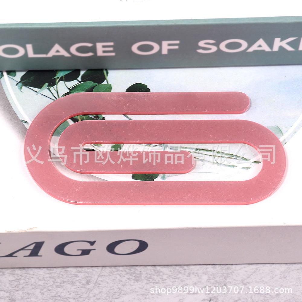 Wholesale 10pcs  Acrylic paperclip bookmark