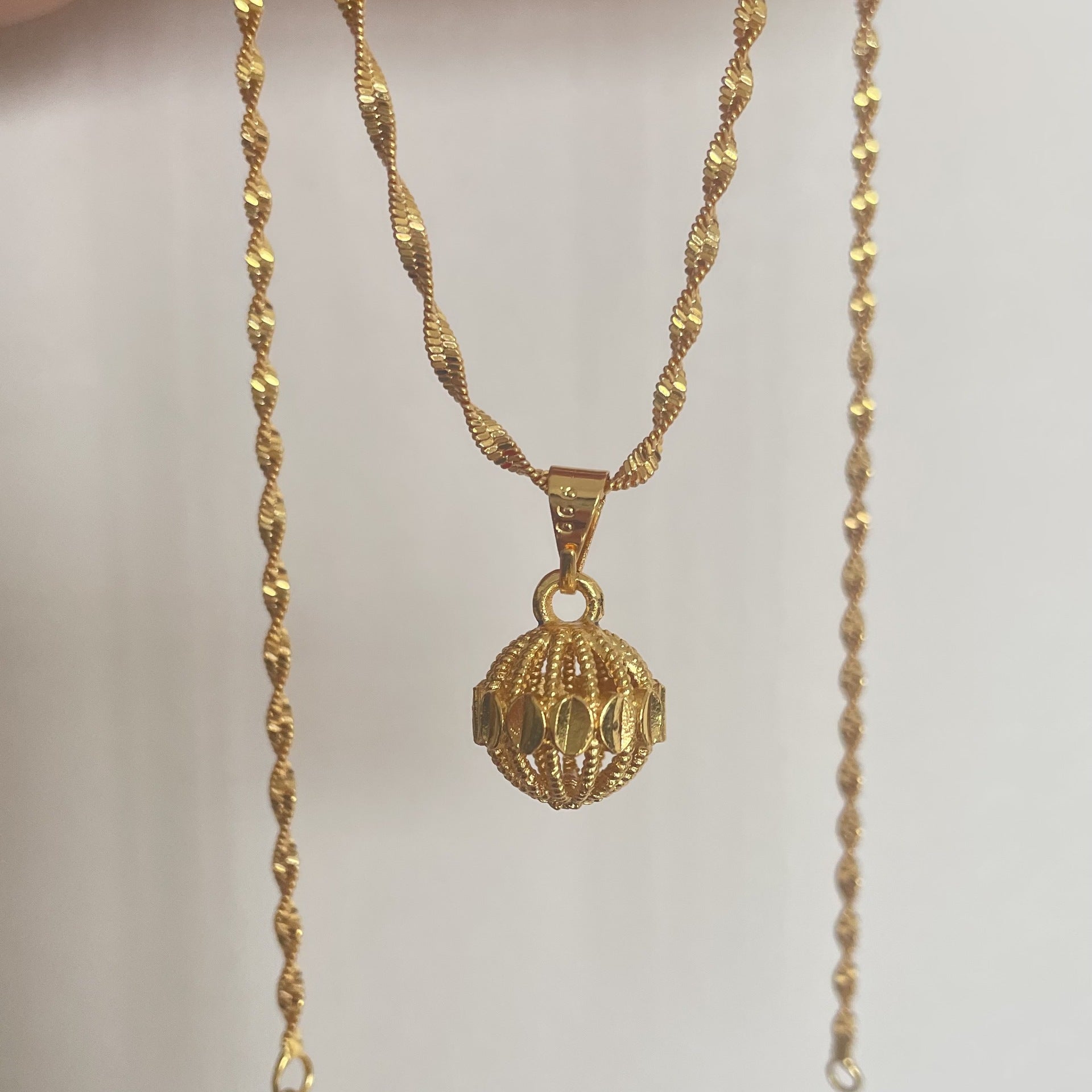 Wholesale Water Drop Rose heart necklace