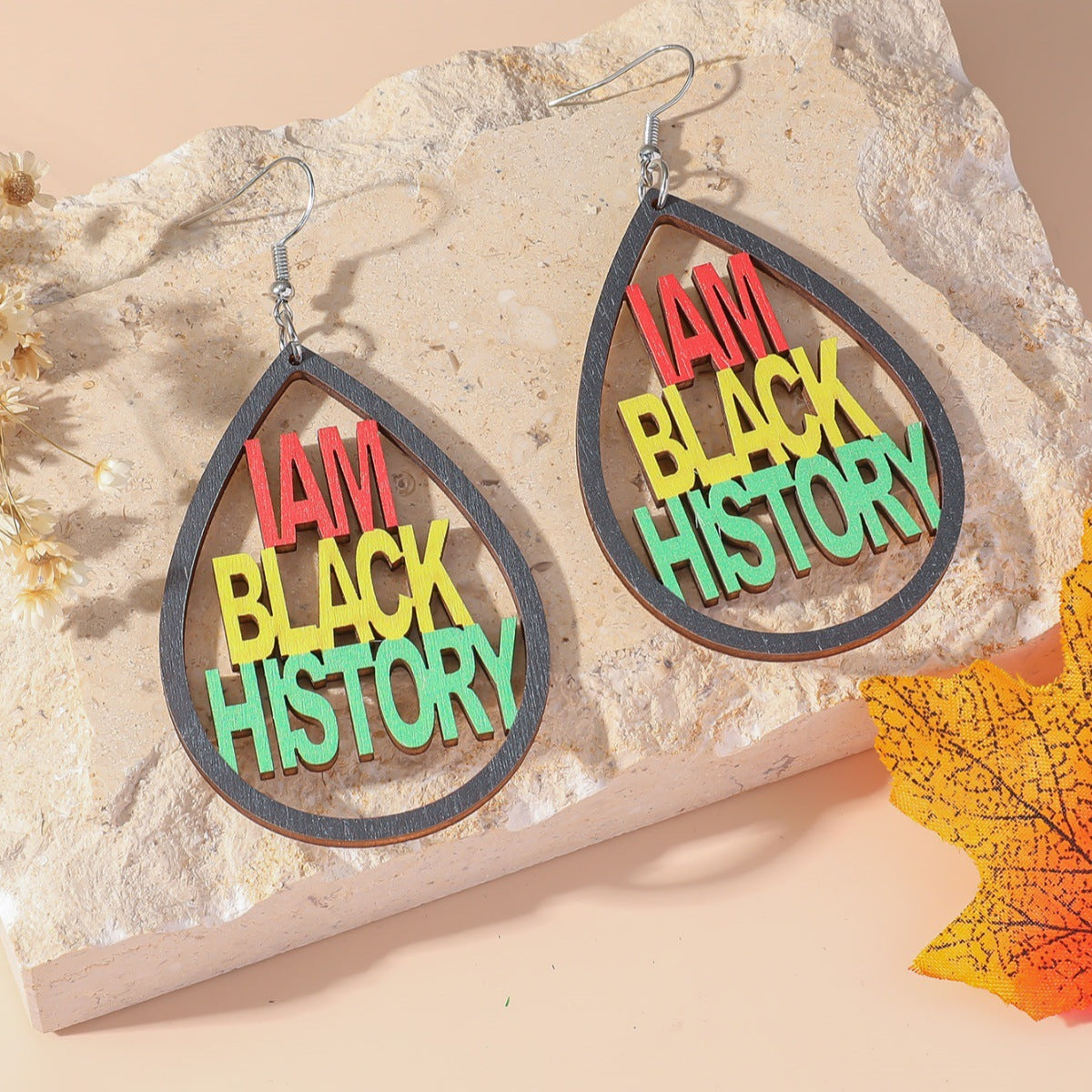 Wholesale Simple Wooden All-match Earrings