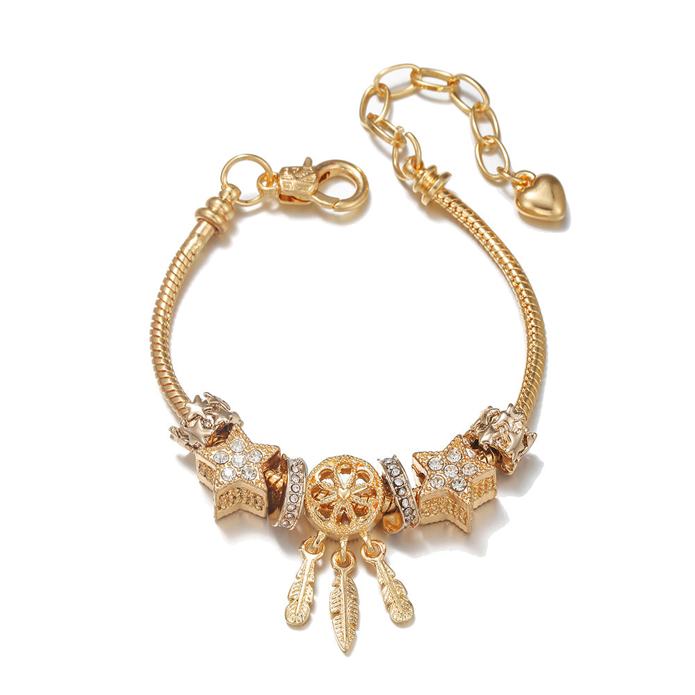 Wholesale DIY Star Beads Dream Catcher Bracelet