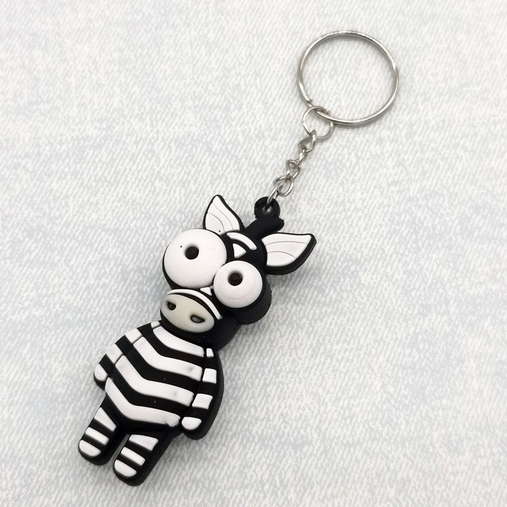 Wholesale PVC Cartoon Animal Keychain