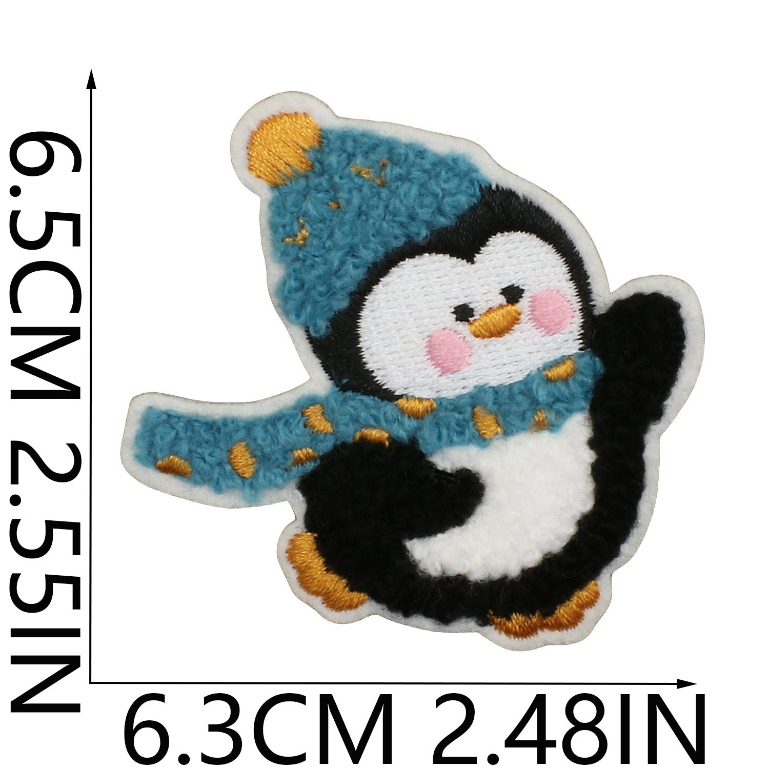 Wholesale Cute Penguin Embroidered Patch