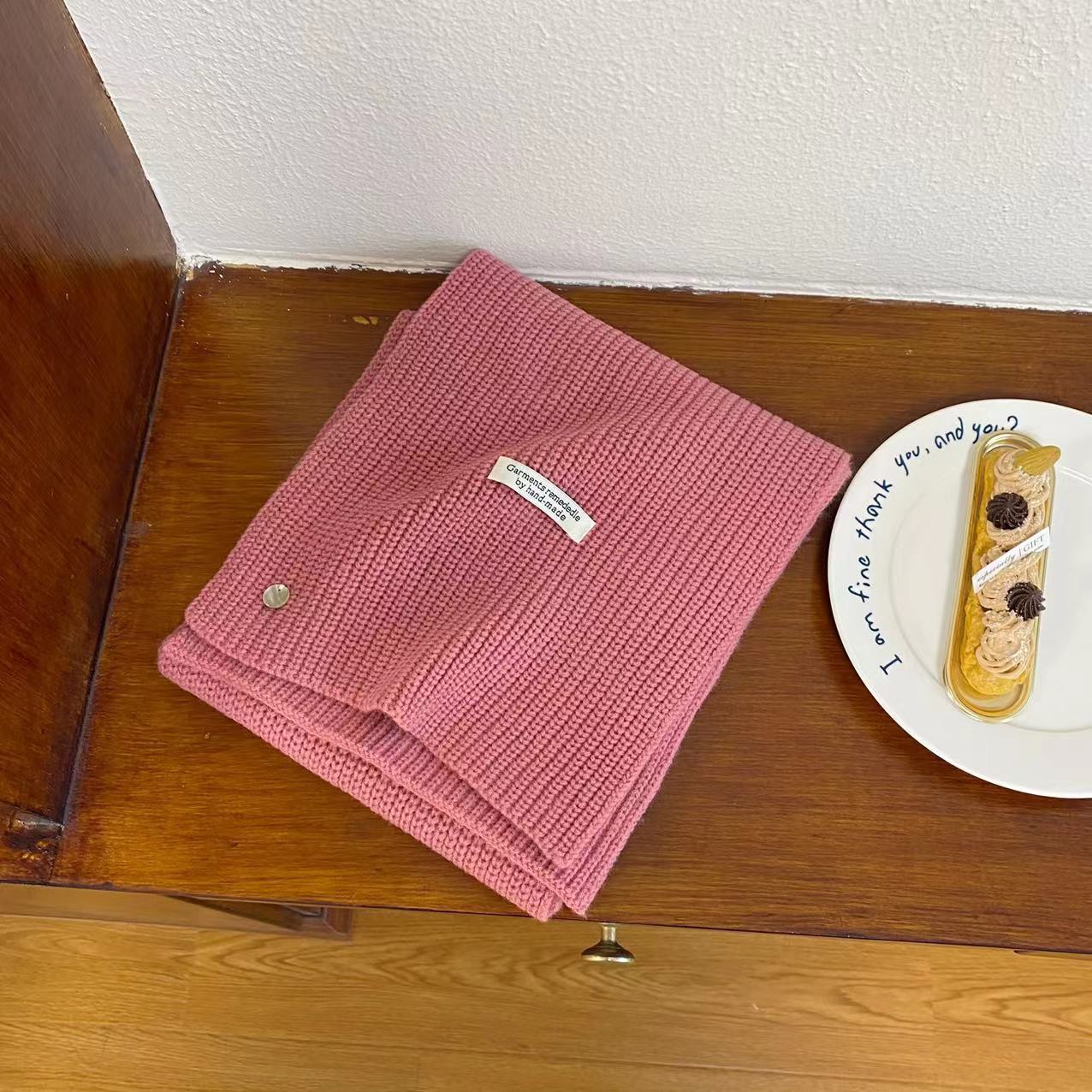 Wholesale Multicolor Knitted Wool Scarf