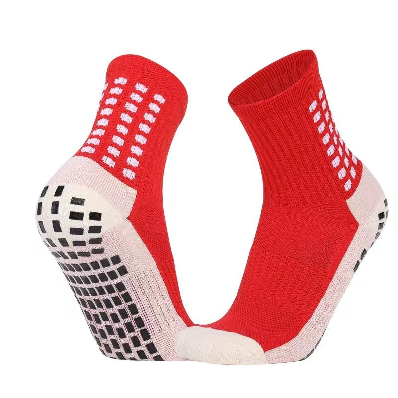 Wholesale Adult Anti Slip and Sweat Absorbing Thick High Tube Sports Socks