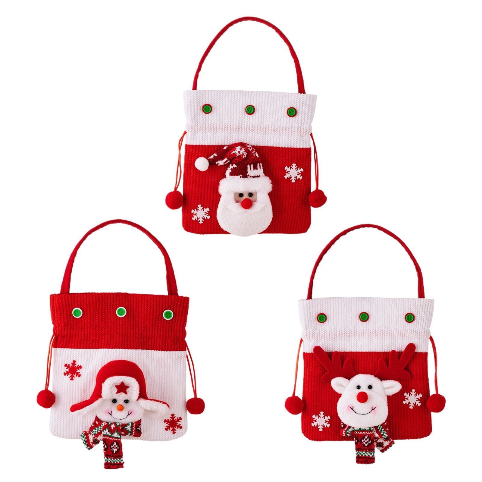 Wholesale Christmas apple bag tote bag decoration supplies