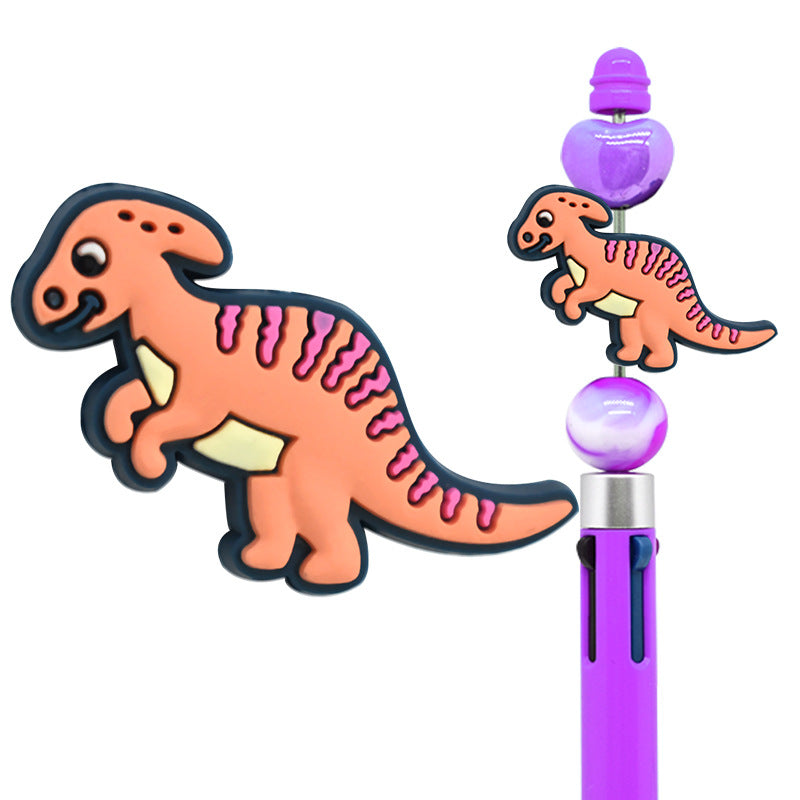 Wholesale 100pcs Diy Dinosaur Cartoon PVC Beads