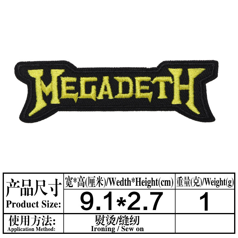 Wholesale Twill Embroidered Alphabet Patches Black White Rectangle Applique 33 Styles For Sweater DIY Craft Supply