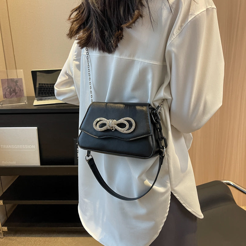 Wholesale Pink PU Small Square Bag Simple Crossbody Bag