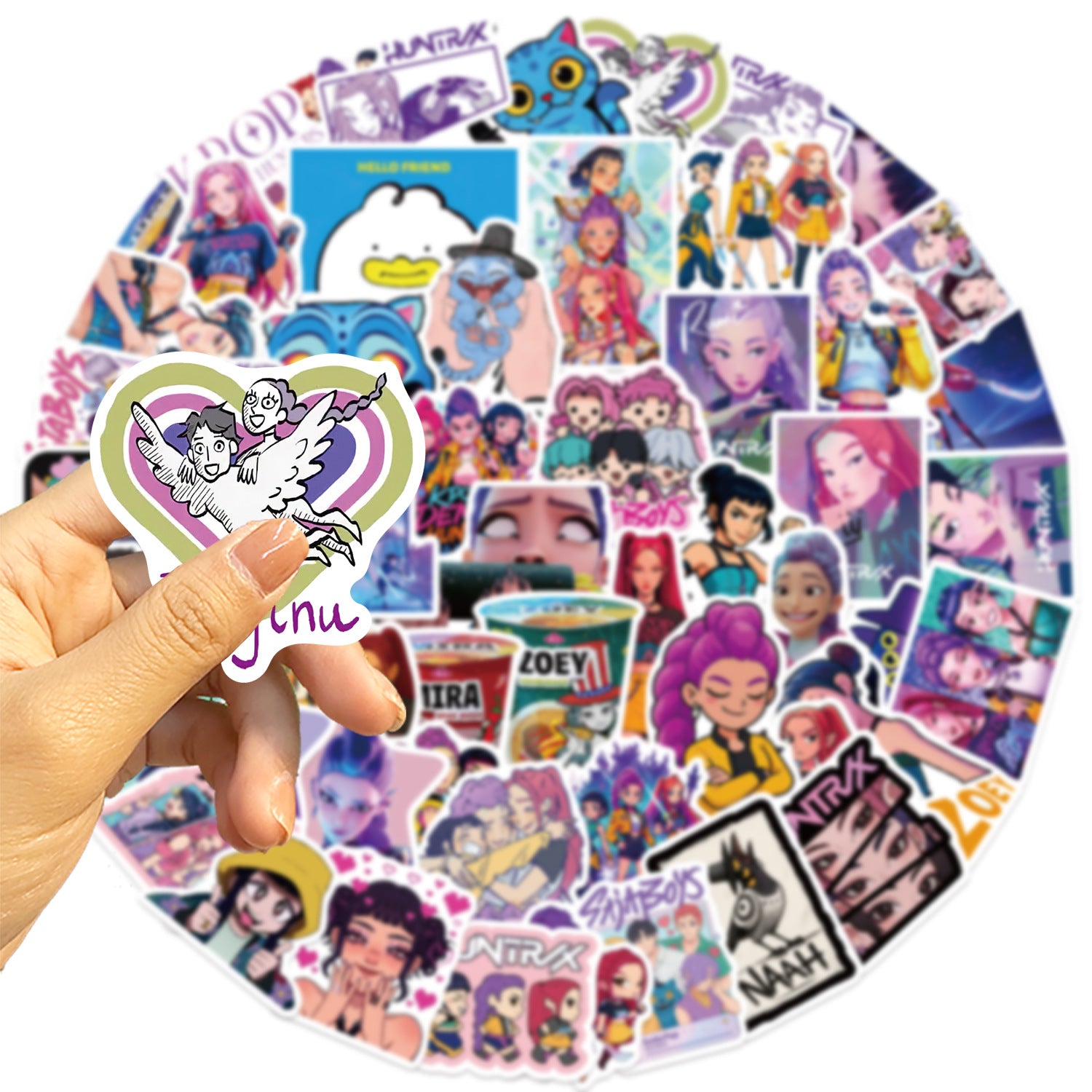 Wholesale Charming Character Stickers DIY Decorative Waterproof Stickers