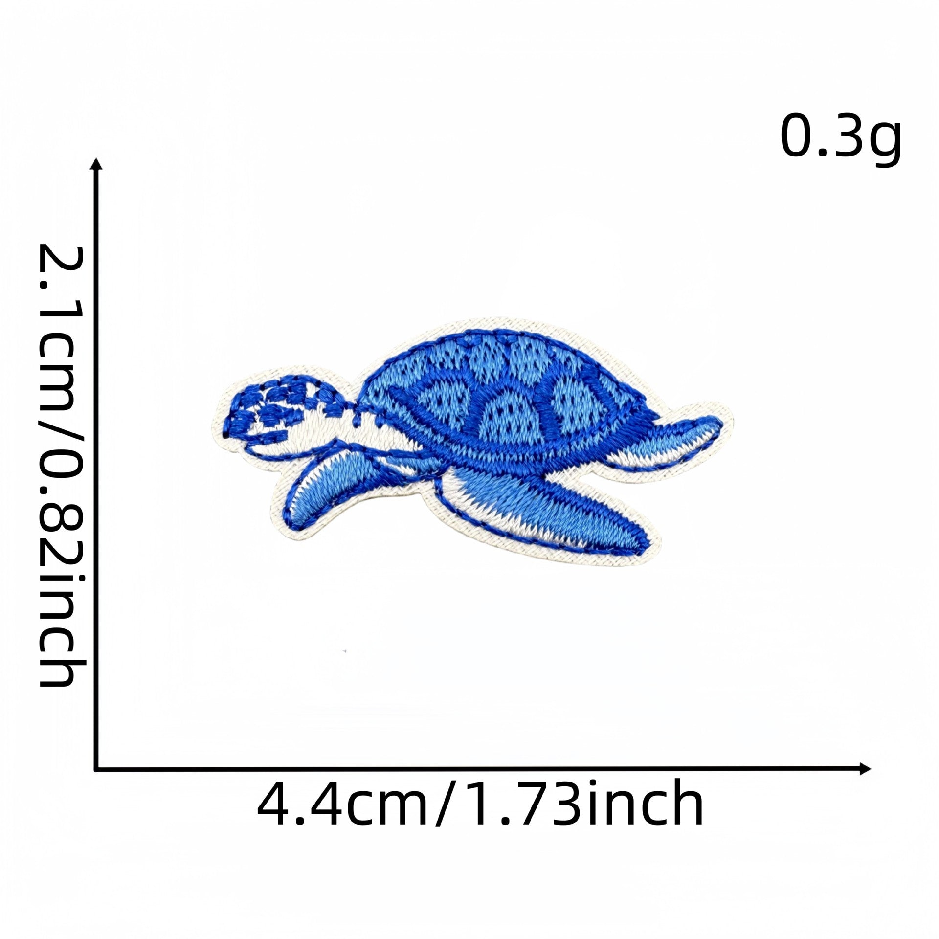 Wholesale Modern Cartoon Ocean Life Embroidered Patch Iron On Applique For Shoes Hats Fashion DIY Accessory