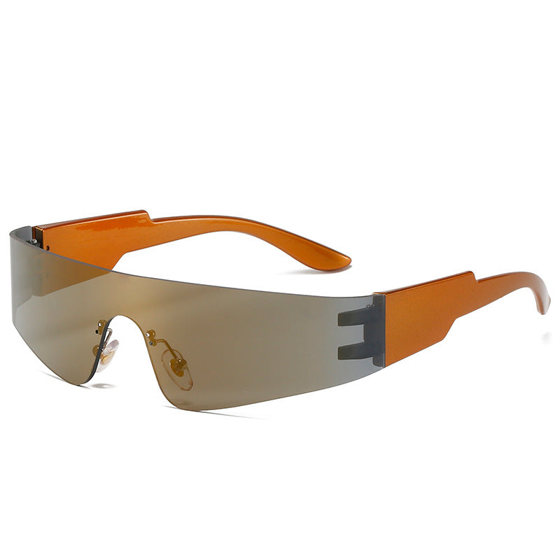 Wholesale PC Frameless Monolithic Sports Sunglasses
