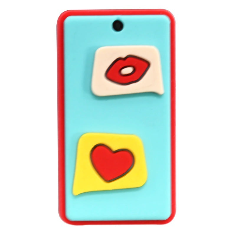 Wholesale Random 100pcs Valentine' s Day Series Blue Cartoon Croc Charms