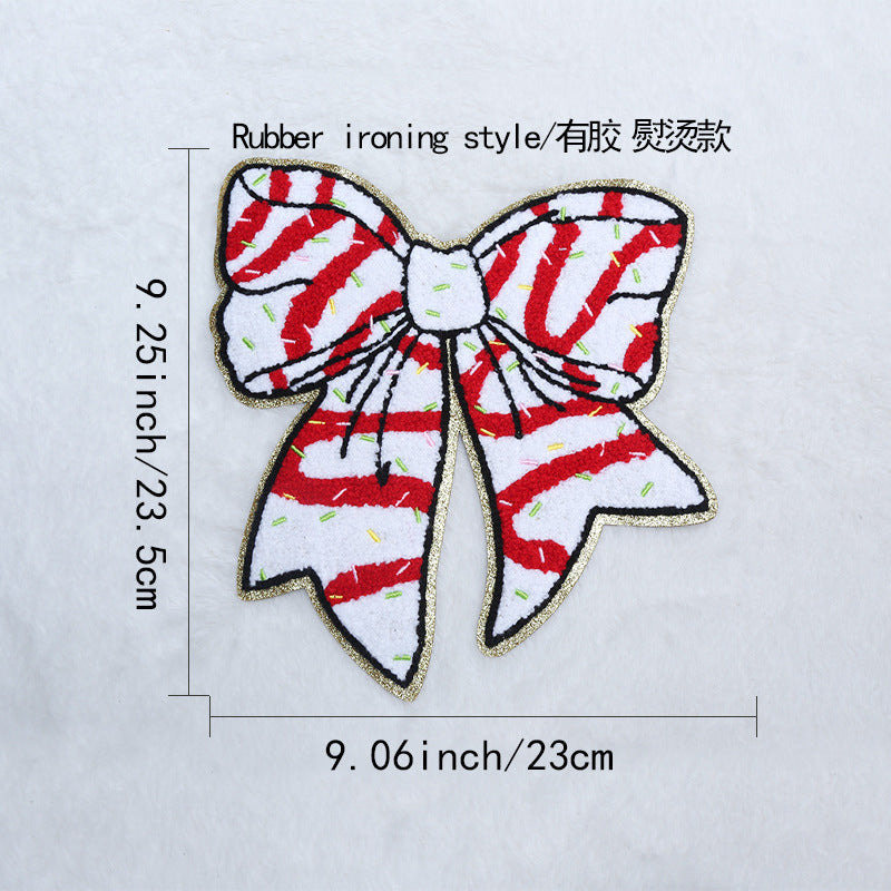 Wholesale Colorful and diverse bow embroidery DIY Patches