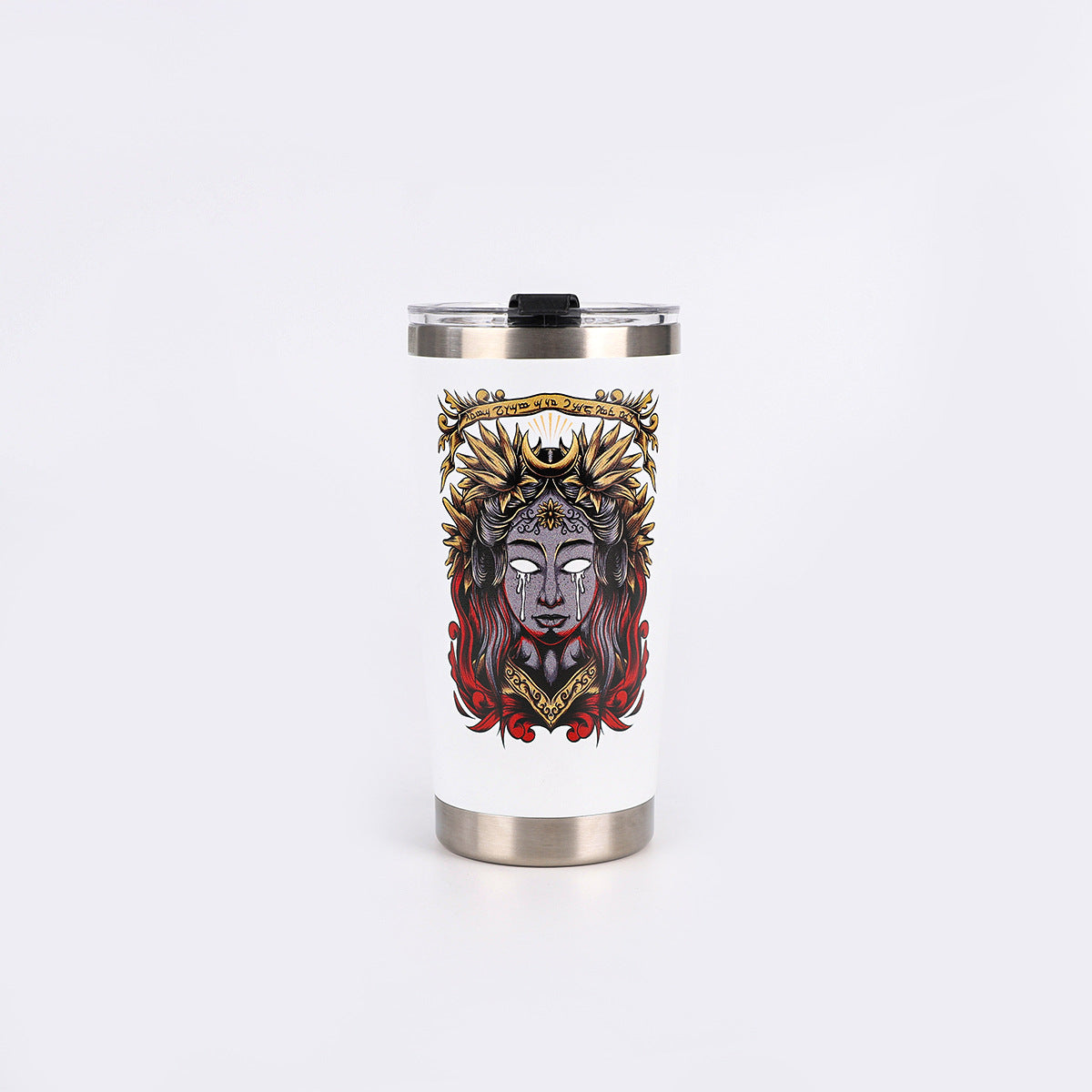 Wholesale 20oz Multi-color Spray-painted Stainless Steel Double-layer Vacuum Flask Car Tumbler