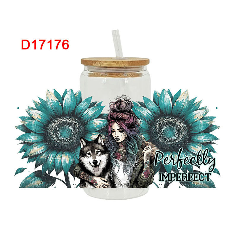 Wholesale UV Transfer Paste Glass Crystal Label Crystal Paste 16OZ UV DTF WRAPS