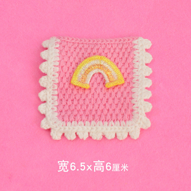 Wholesale Cute Cartoon Embroidered Fabric Patches With Floral And Fruit Designs For Clothing And Bags