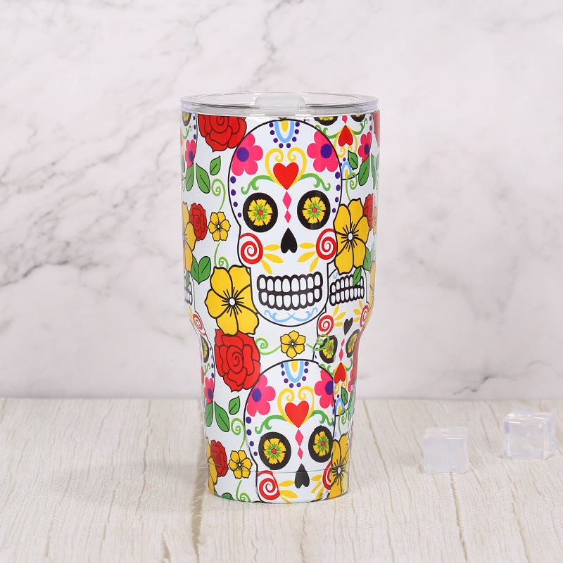 Wholesale 30oz Stainless Steel Large Capacity Dazzling Starry Sky Ice Bomber Cup