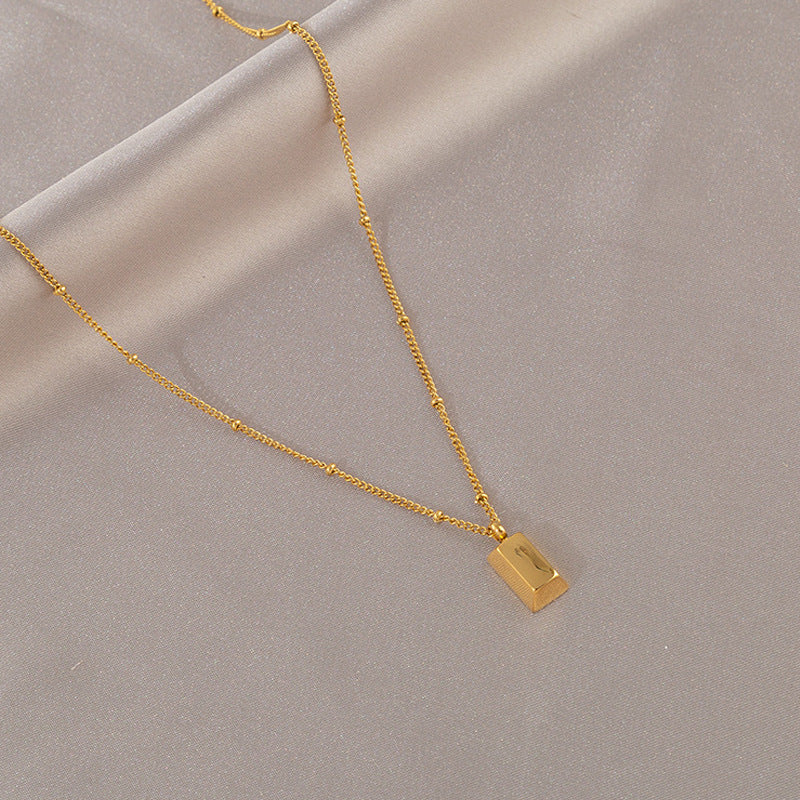 Wholesale Gold Titanium Steel Necklace for Women,  Non-Fading