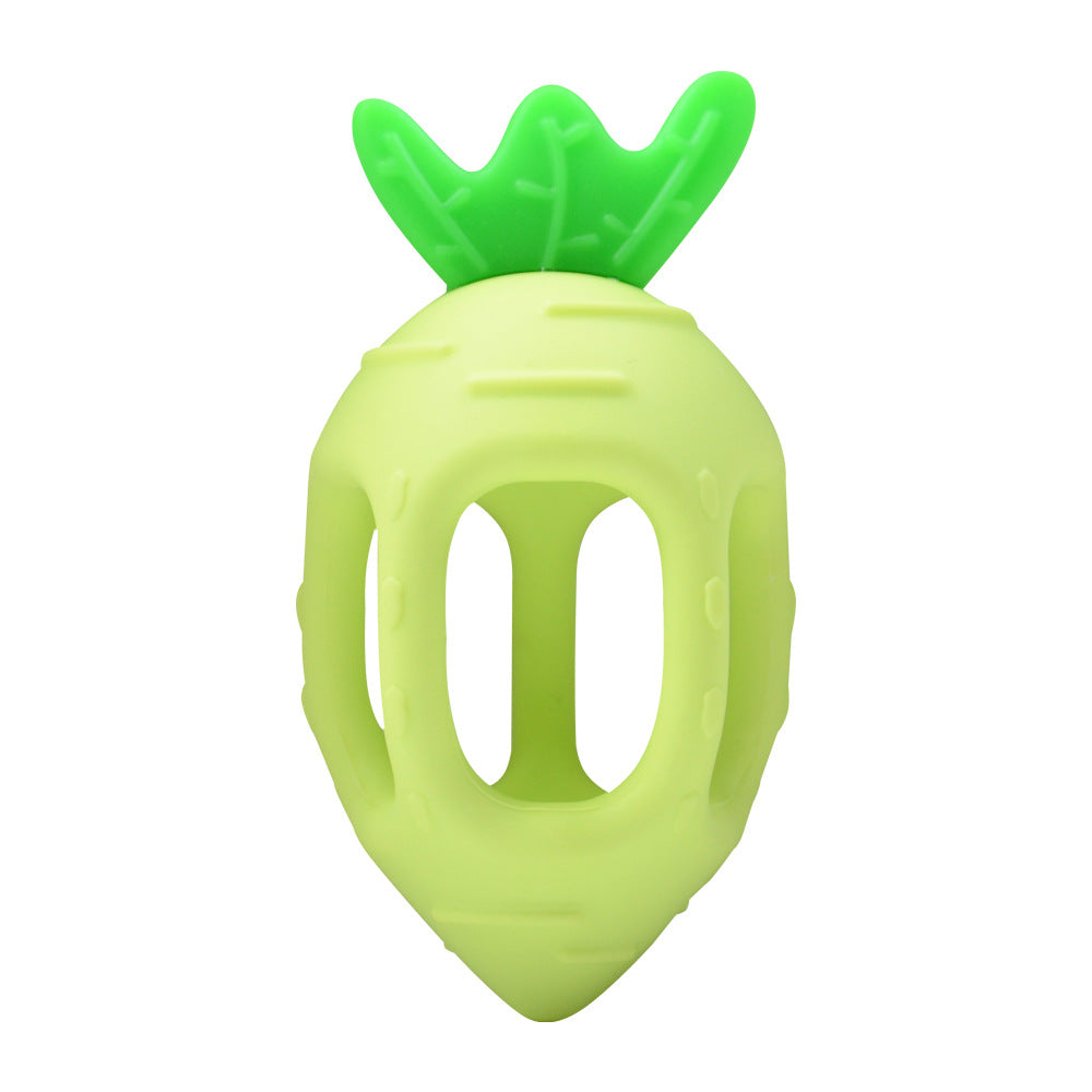 Wholesale 10PCS/PACK Silicone Cute Radish Teether