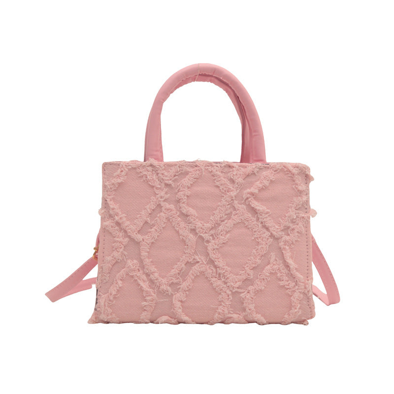 Wholesale Fashion Commuter Large Capacity Lingge Light Luxury Simple Handbag