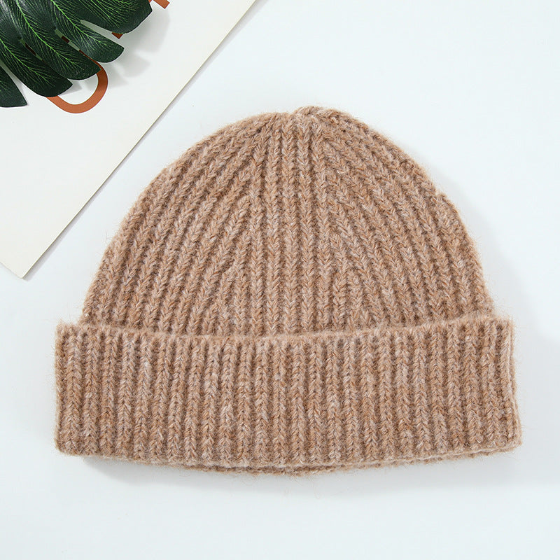 Wholesale Unisex Winter Large Head Circumference Warm Simple Beanie