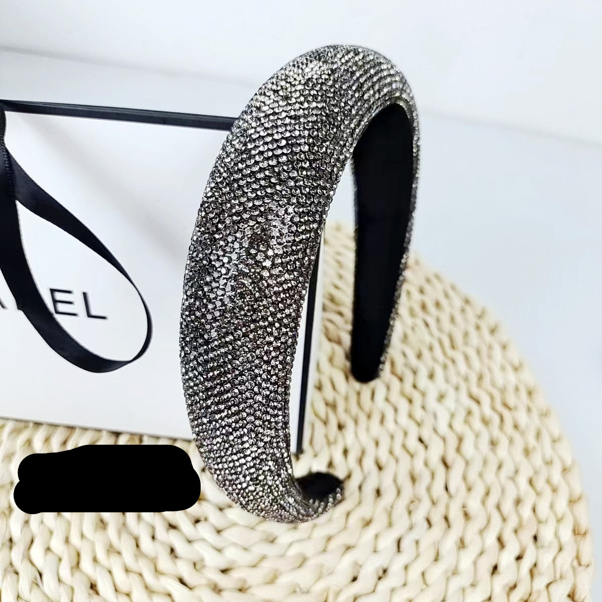 Wholesale High-grade colorful diamond high headband