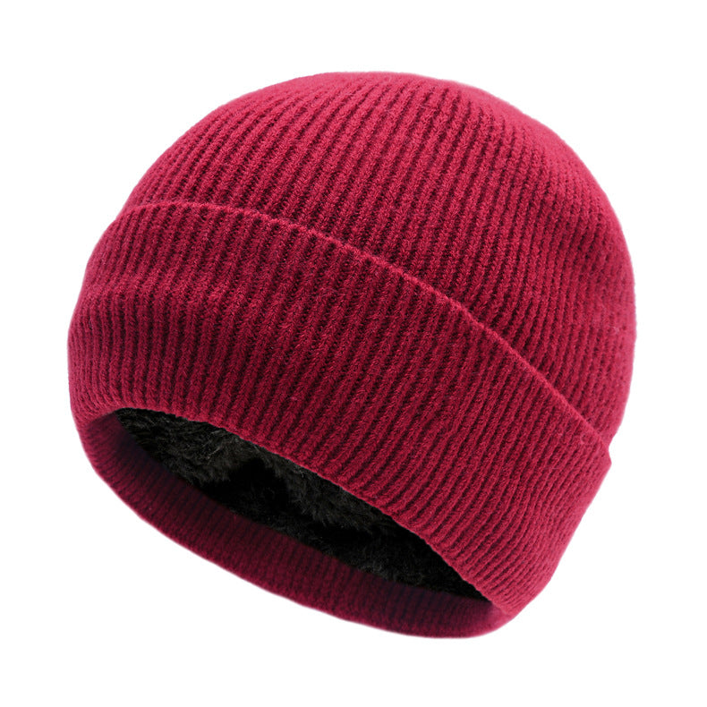 Wholesale 2023 Autumn and Winter Men's and Women's Velvet Ski Warm and Thickened Knitted Hats